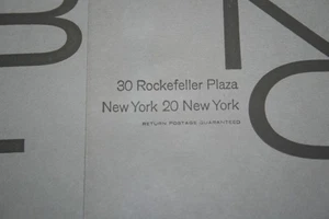 NBC Firmenlogo Briefpapier 9 x 12 Umschlag Vintage 1960 - Bild 1 von 5