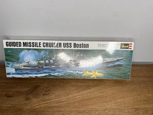 VINTAGE (1971) REVELL LENKERRAKETENKREUZER USS BOSTON H-461 17" SIEGEL - Bild 1 von 4