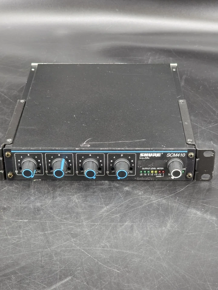 Shure SCM410 Automatic Microphone Mixer 4 Channel- UNIT ONLY - Image 1 of 4
