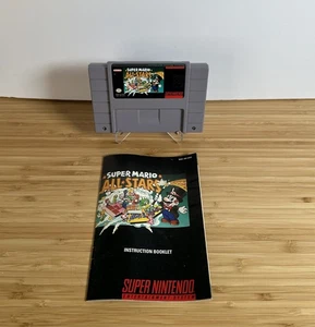 Super Mario All-Stars Super Nintendo SNES (1993) Cartridge und Handbuch - Bild 1 von 7