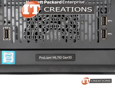 HP PROLIANT ML110 Gen10 SERVER SILVER 4108 8C 1.8GHZ 64GB 2 X 480GB SSD - Image 1 of 4