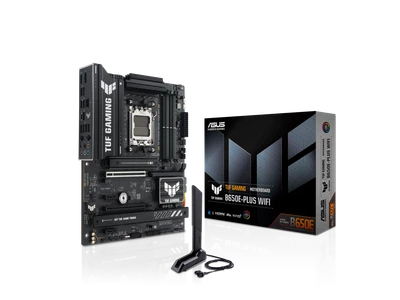 ASUS TUF GAMING B650E-PLUS WIFI AMD B650 ATX motherboard, 12+2+1 80A DrMOS power - Image 1 of 4