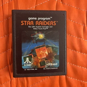 Cartuccia gioco vintage Atari Star Raiders 2600, edizione 1982 usata - Foto 1 di 3