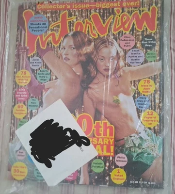 Vintage Interview Magazine - Collectors Issue - Oct 1999 - Image 1 of 2