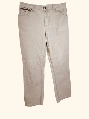 Pantalones de mezclilla Remington Arms Co 1816 para hombre 35x34 lona caqui 5 bolsillos cremallera ropa de trabajo campo Foto 1 de 4
