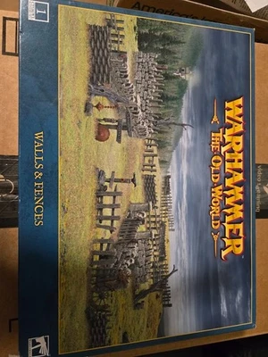 Warhammer: The Old World - Juego de caja de entorno de paredes y cercas nuevo en caja Foto 1 de 2