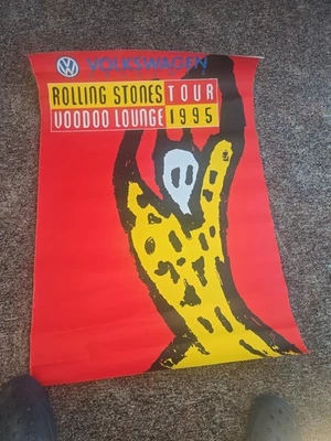 Plakat/Volkswagen Presents Rolling Stones Voodoo Lounge European Tour/83×59cm - Image 1 of 4