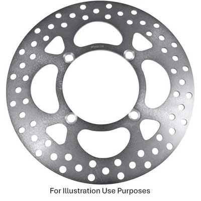 EBC MX/ATV/END Solid Front Brake Disc Front Left for Kawasaki KDX 250 D 1991-93 - Image 1 of 2