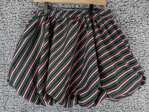 Mini falda burbuja Wicked X Target para mujer talla XXS negra rosa verde a rayas nueva con etiquetas - Imagen 1 de 12