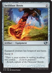 MTG - SWIFTFOOT BOOTS - Commander 2014 (U) - Picture 1 of 1