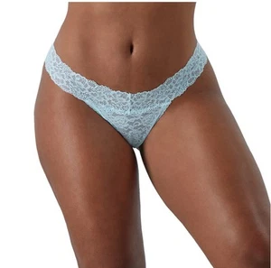 Maidenform All-Over Lace Thong Women's Star Blue Size 8 X Large - Picture 1 of 3