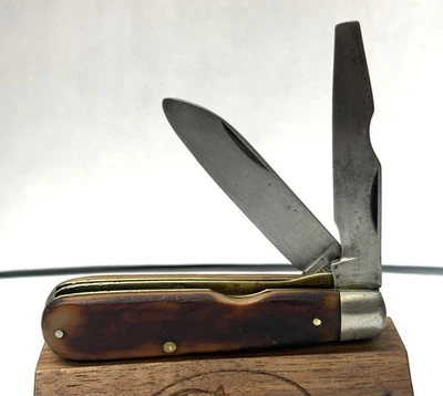 Vintage SEARS CRAFTSMAN USA 9560 Electrician’s Knife - Delrin Handles - Used - Image 1 of 4