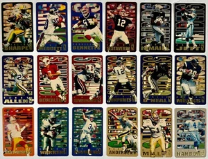 1994 NFL Pro Tag Football Trading Card Plastic Dog Tags Vintage Lot of 18 - RARE - Picture 1 of 8