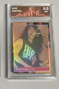 Slayer Tom Araya Novelty card Graded 9.5 Slab Central - Picture 1 of 2