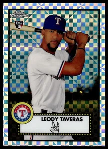 2021 Topps Chrome Platinum Anniversary Leody Taveras X-Fractor #93 - Picture 1 of 2