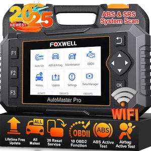Foxwell NT650 Pro Bidirectional ABS SRS Car OBD2 Scanner Diagnostic Tool Oil EPB - Picture 1 of 17