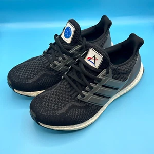 Womens Adidas UltraBoost 5.0 DNA Nasa Size 7.5 Black Knit Running Sneakers Shoes - Picture 1 of 8