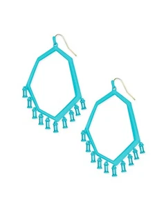 💖🌟NWT Kendra Scott Thomas Drop Earrings in Aquamarine Glass🌟💖 - Picture 1 of 7