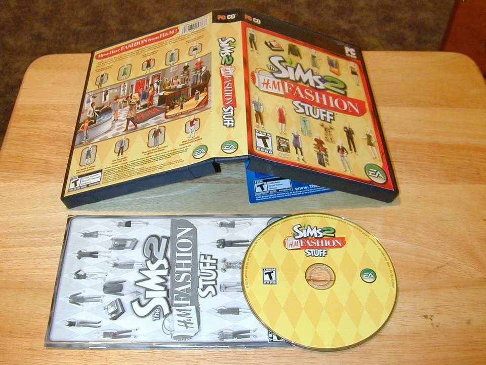 The Sims 2 H&M Fashion Stuff Expansion Pack PC CD-ROM 2007 EA Electronic Arts - Image 1 of 1