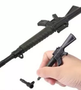 Black Rifle Ballpoint Pen Black Ink Office Supply - Picture 1 of 3