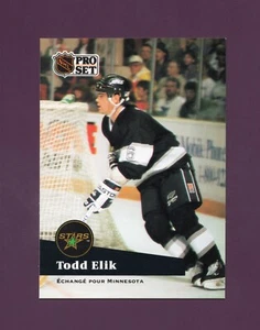 1991 Pro Set Todd Elik #94 French Set - Los Angeles Kings - Picture 1 of 2