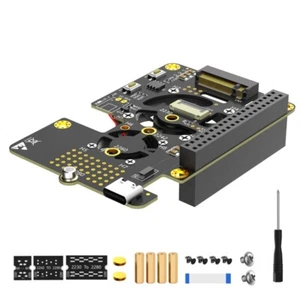 3 in 1 Combo M.2 NVMe SSDs to PCIe Adapters with Coolers Fan for 5 - Bild 1 von 8