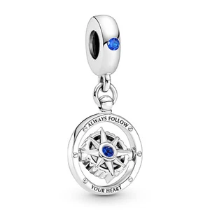 PANDORA Schmuck Charm-Anhänger Sich Drehender Kompass 790099C01 - Bild 1 von 4
