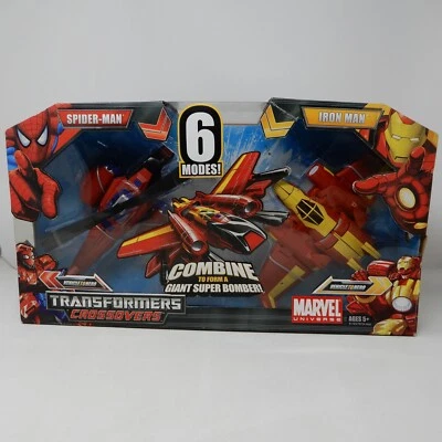 Transformers Crossovers Marvel Universe - Spider-Man / Iron Man - New & Sealed - Image 1 of 4