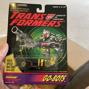 Transformers Generation 2 Go-Bots Mirage Race Car G2 Robots Hasbro 1:64 Autobot - Picture 1 of 5