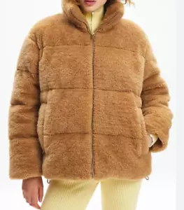 Ugg Emmalyn UGGfluff Puffer Jacket (Camel) - size L - NWT - $248 - Picture 1 of 3