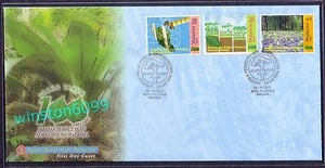 2001 Malaysia Forestry Department 100th Anniversary 3v Stamp FDC (Melaka Cachet) - Picture 1 of 2