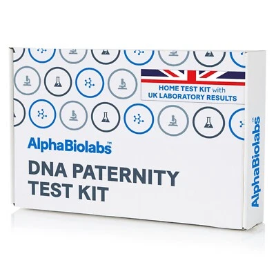 AlphaBiolabs DNA Paternity Test Kit - UK's Most Popular Home Paternity Test