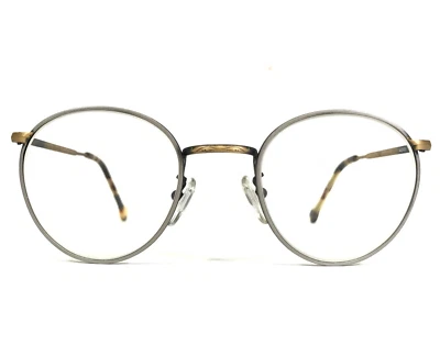 Vintage la Eyeworks Eyeglasses Frames TOTTO 442403 Gray Antique Gold 45-20-135 - Image 1 of 4