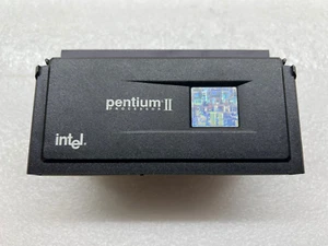 Intel Pentium II SL2U4 350MHz Slot 1 Processor with Heat Sink Free Shipping - Picture 1 of 4