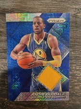 2014-15 Panini Prizm Jerseys Blue Mojo Prizms Andre Iguodala #39