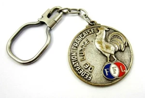 Llavero vintage de la Federación Francesa de Lucha Libre - Imagen 1 de 6