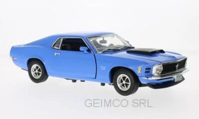 1:18 MOTORMAX Ford Usa Mustang Boss 429 Coupe 1970 Blue MTM73154BL - Immagine 1 di 2