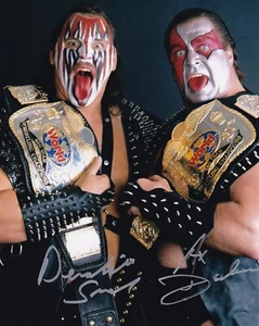 Demolition Ax Smash signiert 8x10 WWF Foto Pro Wrestling Tag Team Promo WWE 13 - Bild 1 von 5