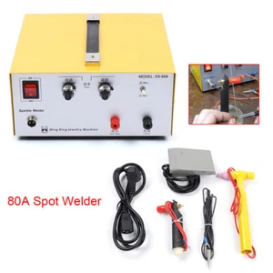 Gold Silber Punktschweißgerät Schmuck Pulse Spot Welder Welding Machine 400W 80A - Bild 1 von 19