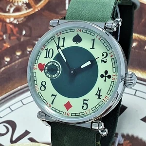 Watch Marriage 3602 Playing Cards Dress Men's Wristwatch Soviet Vintage Style - Picture 1 of 16