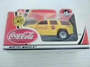 NEW IN BOX VINTAGE MATCHBOX COCA COLA CHEVROLET TAHOE MATTEL WHEELS CAR - Picture 1 of 2