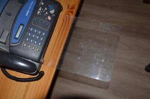Unterlage/Papierfänger für Faxgerät oder Drucker aus tranparentem Acryl -perfekt - Bild 1 von 5