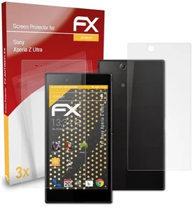 atFoliX 3x Screen Protection Film for Sony Xperia Z Ultra matt&shockproof - Picture 1 of 8