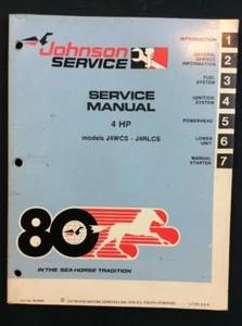 1980 Used Johnson  Service Manual # JM-8004 4HP # 119 - Picture 1 of 6