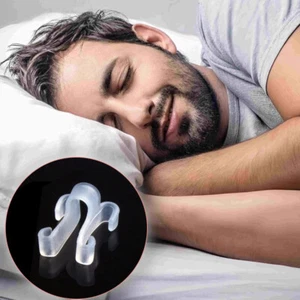 1Pc Snoring Sleeping Aid Healthy Care Anti-Snore Device Apnea Nose Breathe Clip - Bild 1 von 11