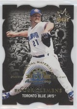 1998 Leaf Fractal Foundation Materials Die-Cut Z2-Axis /20 Roger Clemens #167