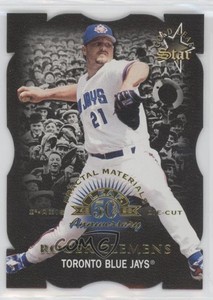 1998 Leaf Fractal Foundation Materials Die-Cut Z2-Axis /20 Roger Clemens #167