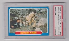 1974 TOPPS SIX MILLION DOLLAR $ MAN TEST ISSUE CARD #46 PSA 6 EX-MT & CENTERED