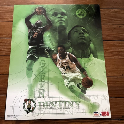 2002 Boston Celtics Green Destiny Original Starline Poste Paul Pierce Cover