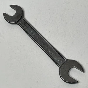 Bridgeport Doppelmaulschlüssel 3/4 Zoll x 5/8 Zoll Made in USA 16 mm 19 mm Werkzeug SAE - Bild 1 von 8